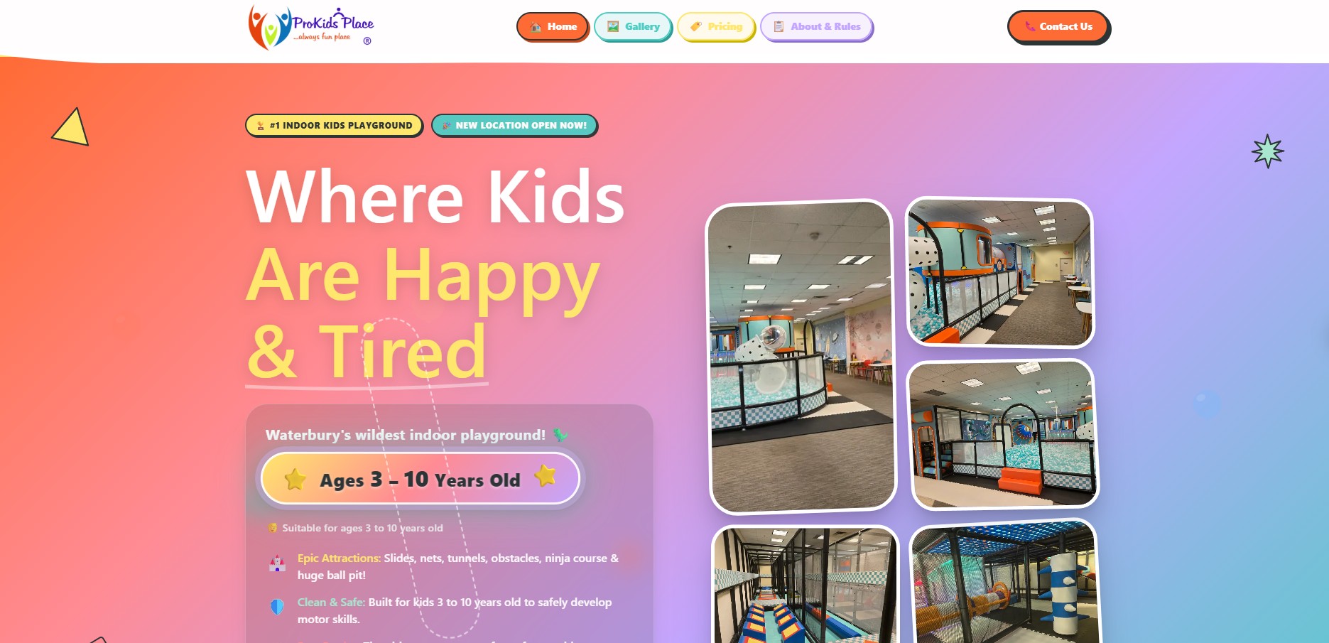 Pro Kids Place - New Design & WordPress to Next.js Upgrade - screenshot 1